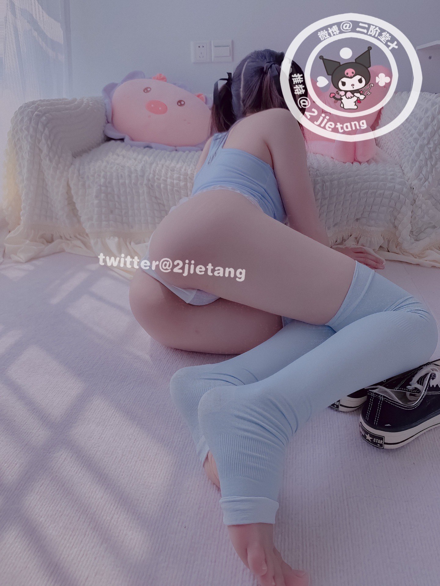 二阶堂 - 露脸蓝色上衣 60P-66MB 03