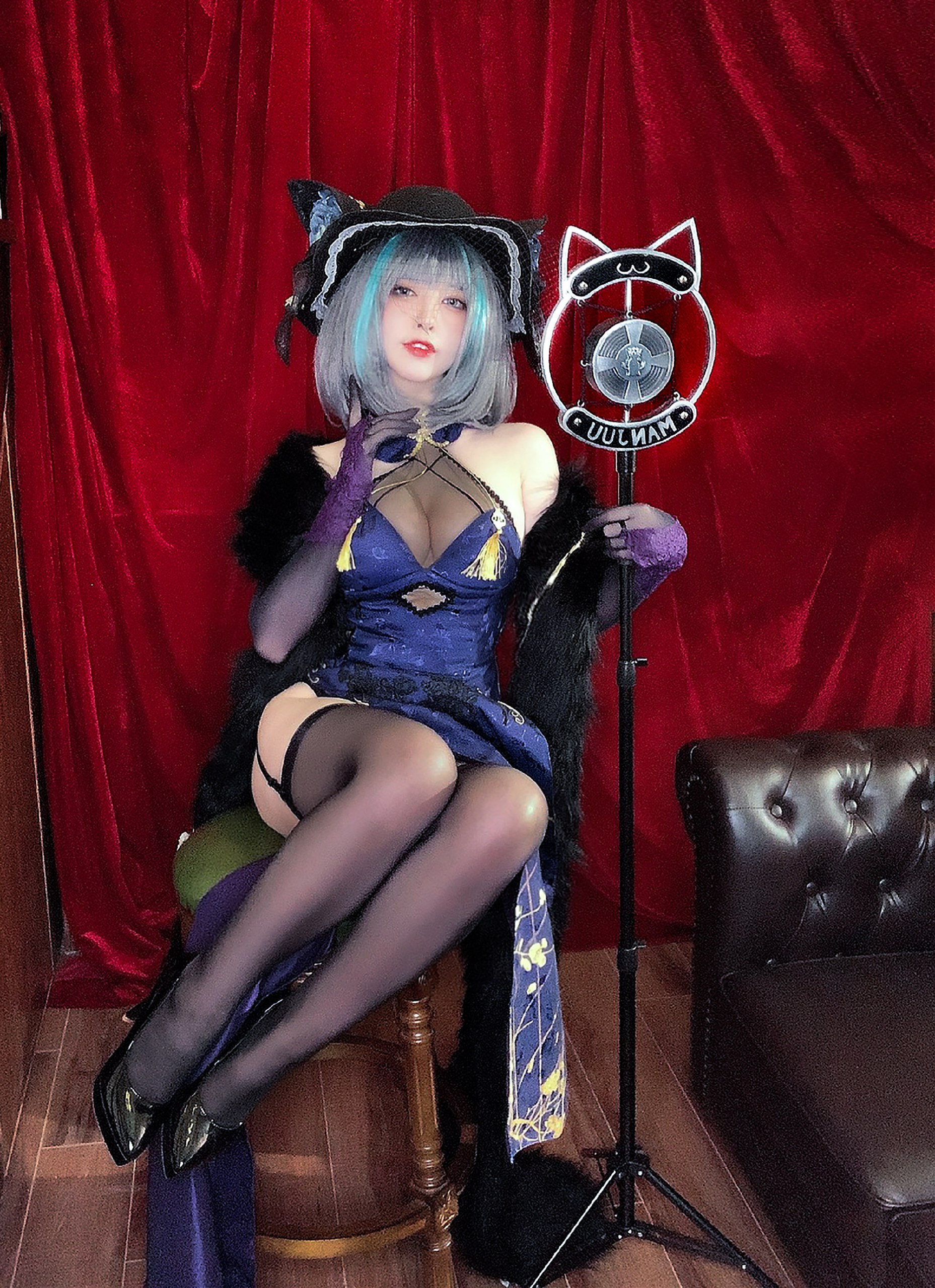 【写真】半半子 - 柴郡旗袍 64P-100MB
