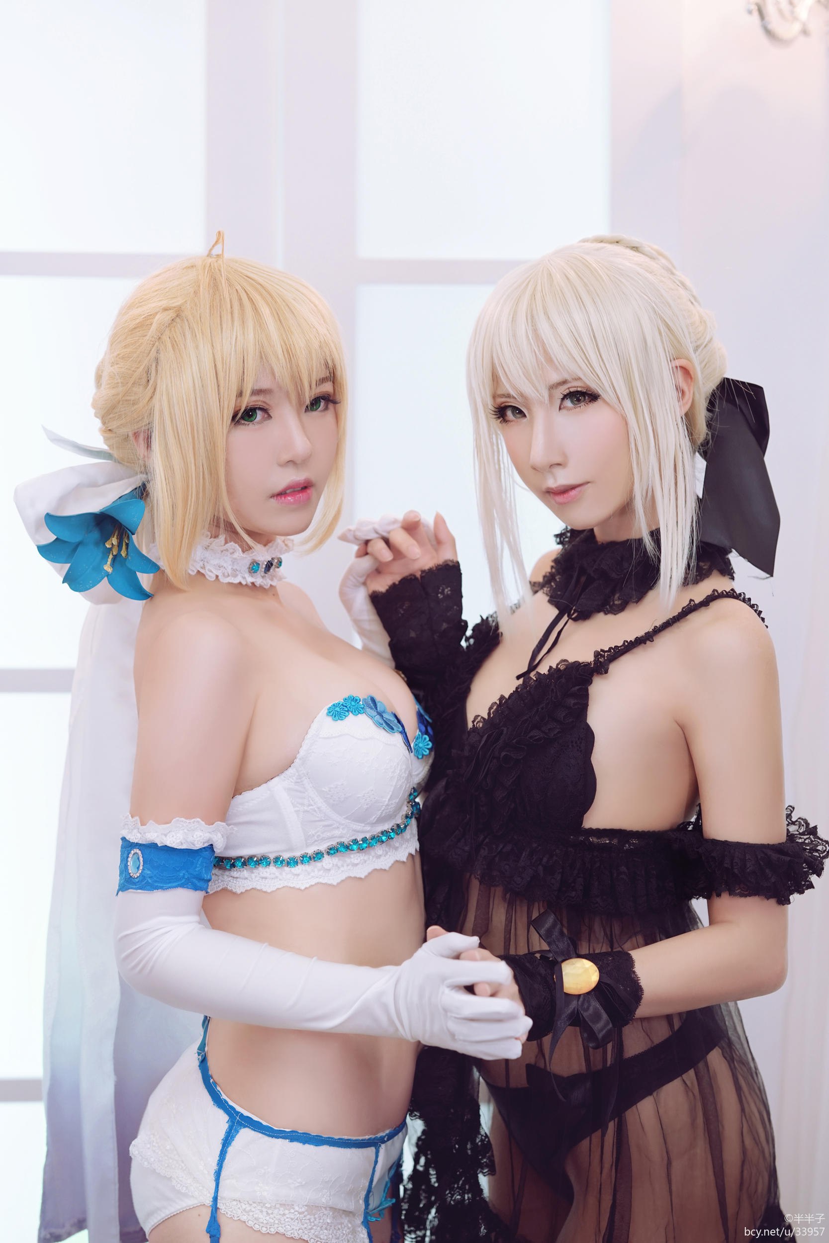 【写真】半半子 - 黑化Saber 15P-4MB