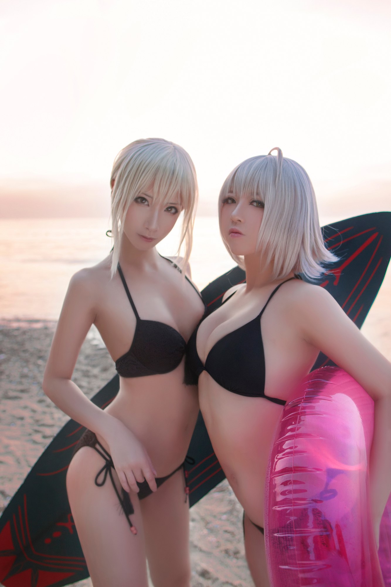 【写真】半半子 索索sophia_黑贞1_海边泳装 40P_47MB