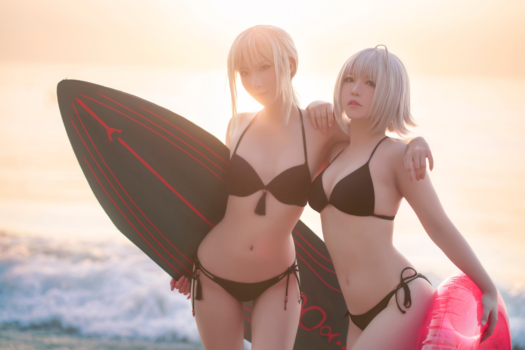 半半子 索索sophia_黑贞1_海边泳装 40P_47MB 06