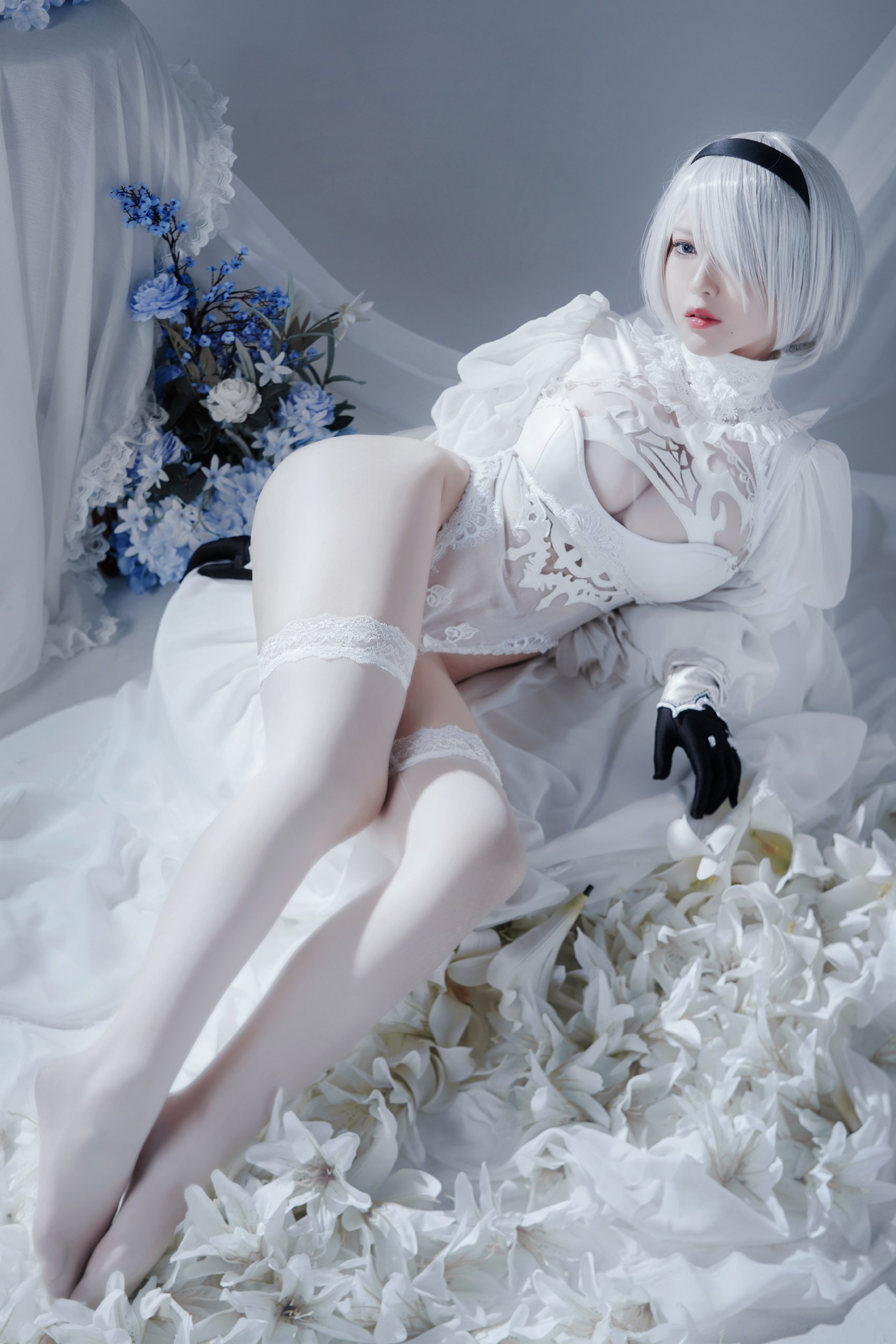【写真】半半子_Automataヨルハ二号B型_白礼服 51P_91MB