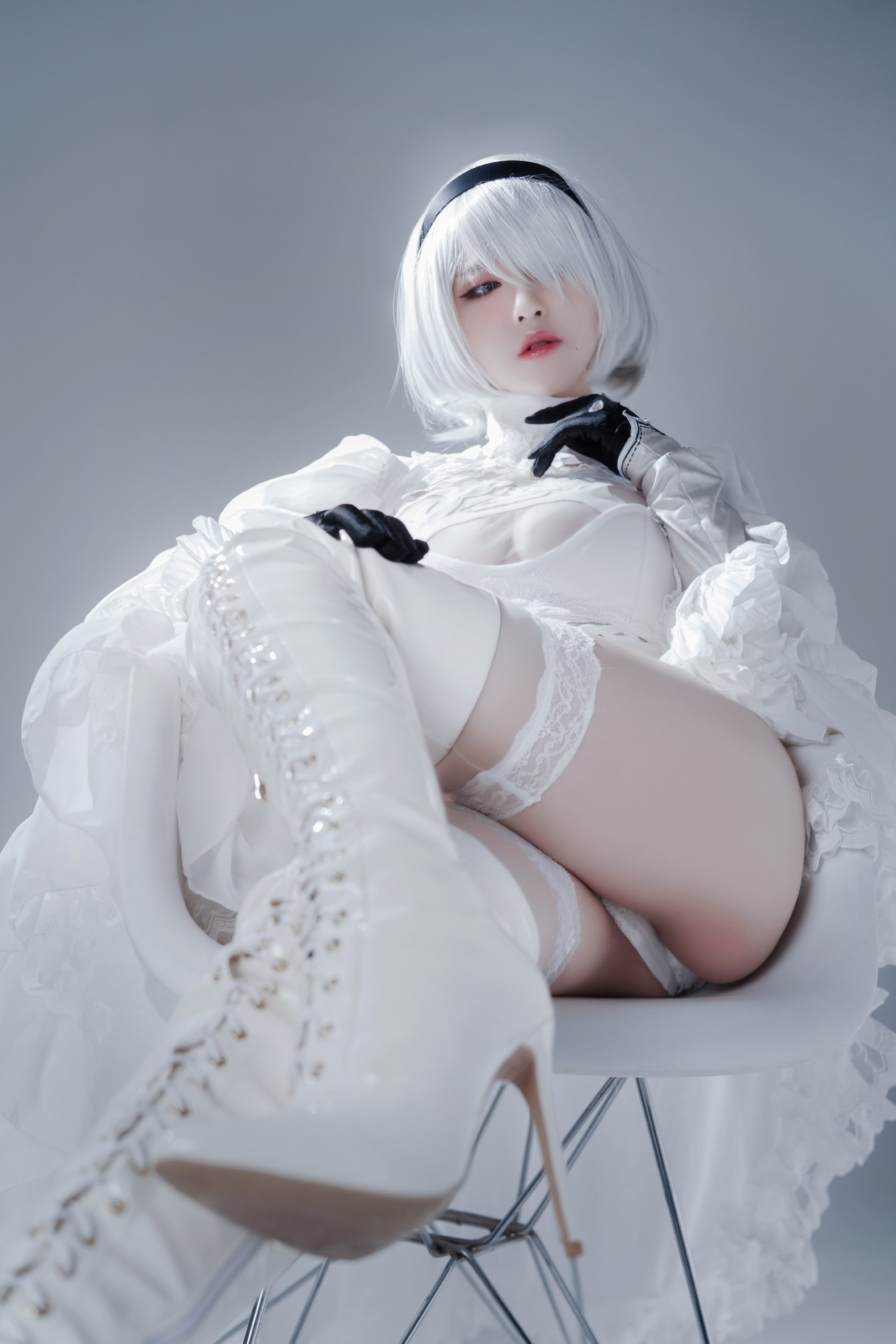 半半子_Automataヨルハ二号B型_白礼服 51P_91MB 05