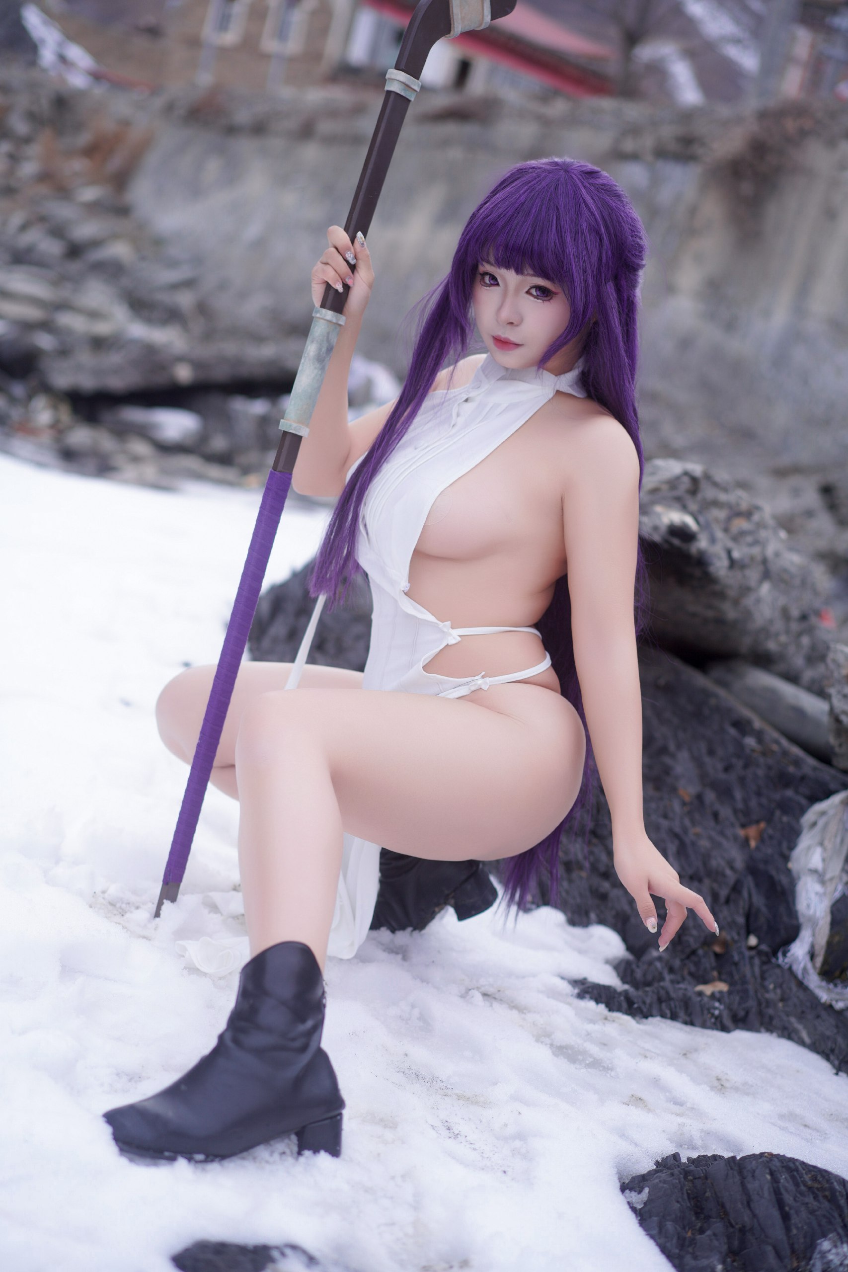【写真】小和甜酒 橙风千雅_雪山_菲伦 芙莉莲 88P_569MB