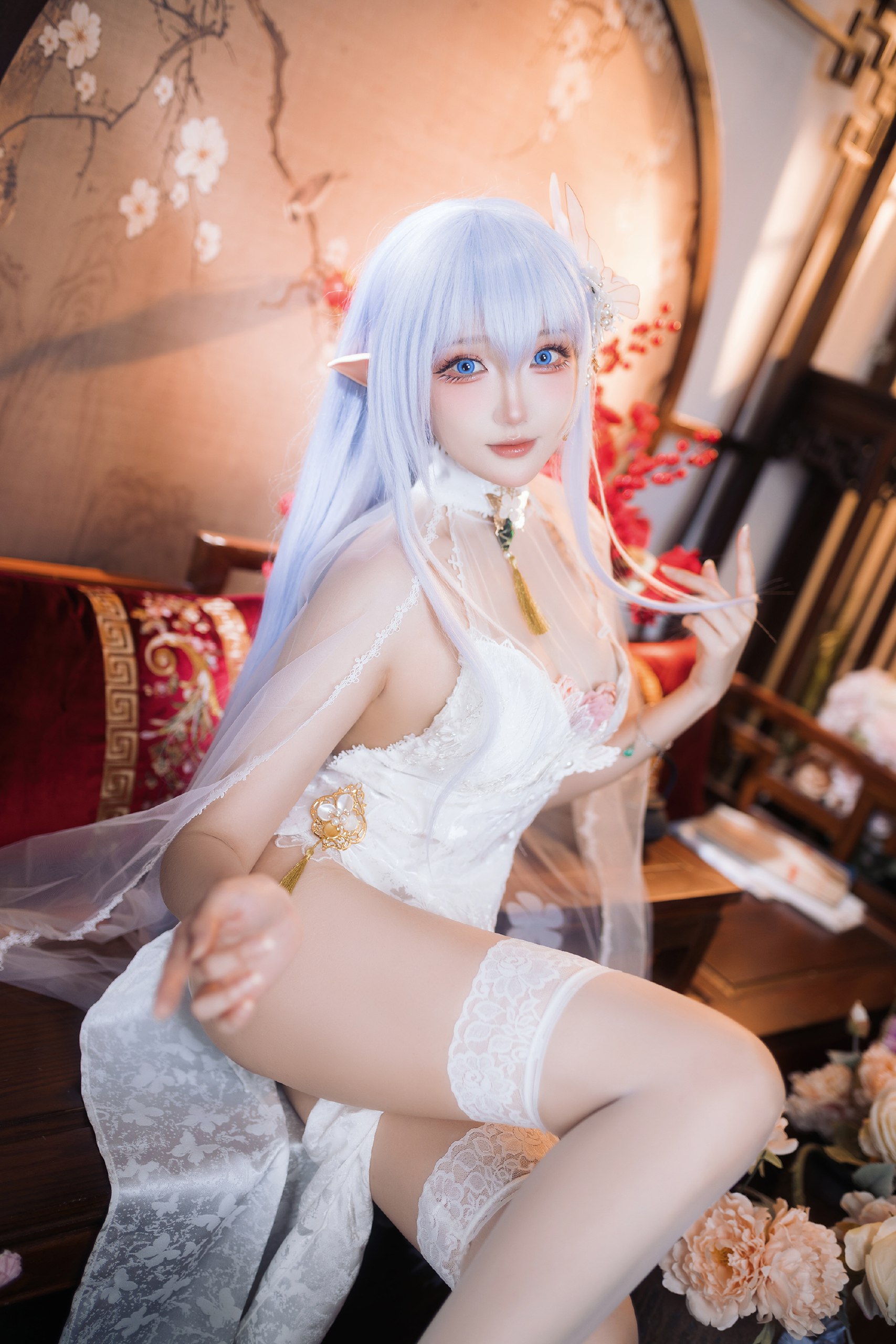 【写真】瓜希酱 - 阿尔比恩旗袍 20P-28MB