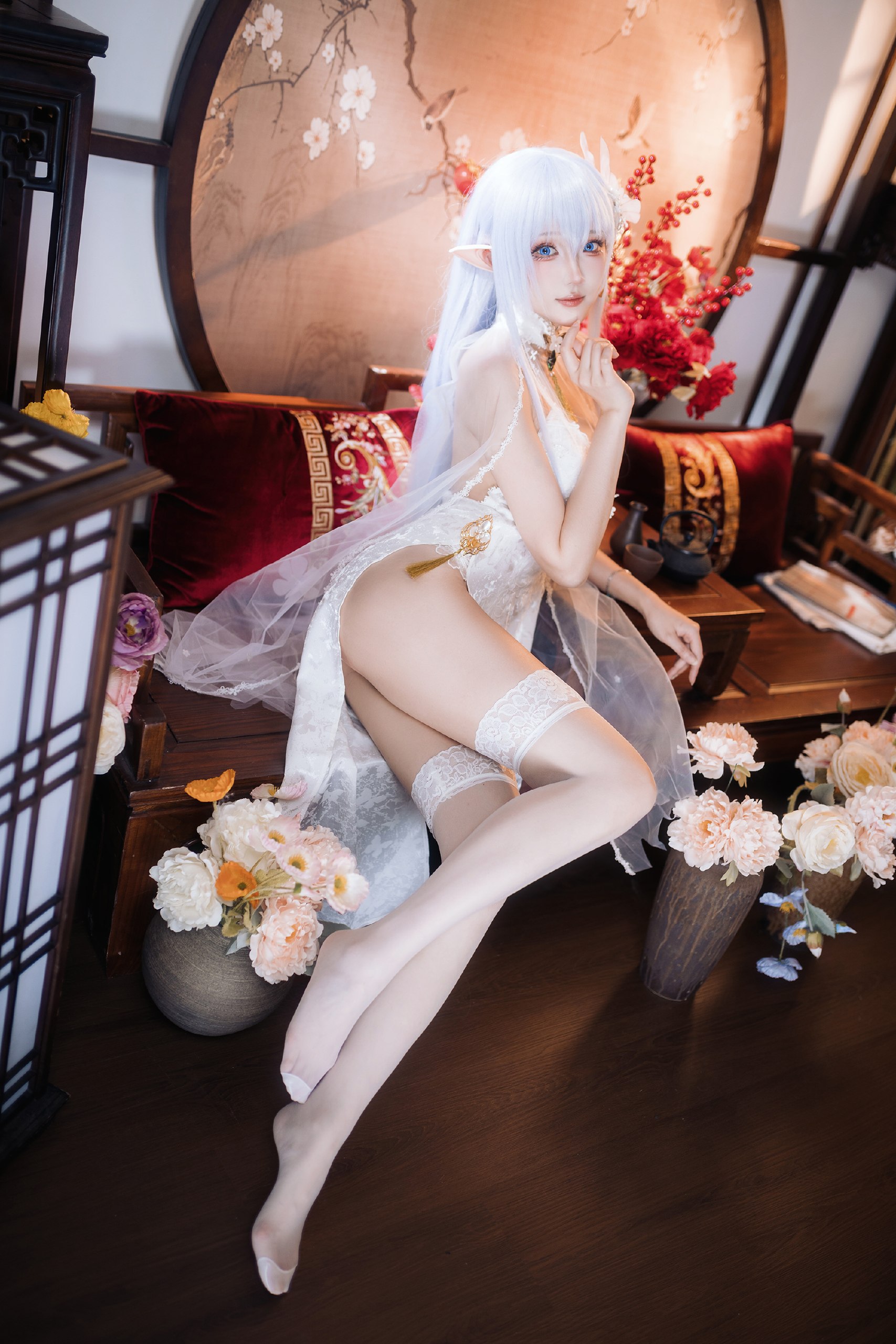 瓜希酱 - 阿尔比恩旗袍 20P-28MB 04